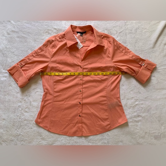 Zac & Rachel Peach Button-Down Shirt - Picture 9 of 13